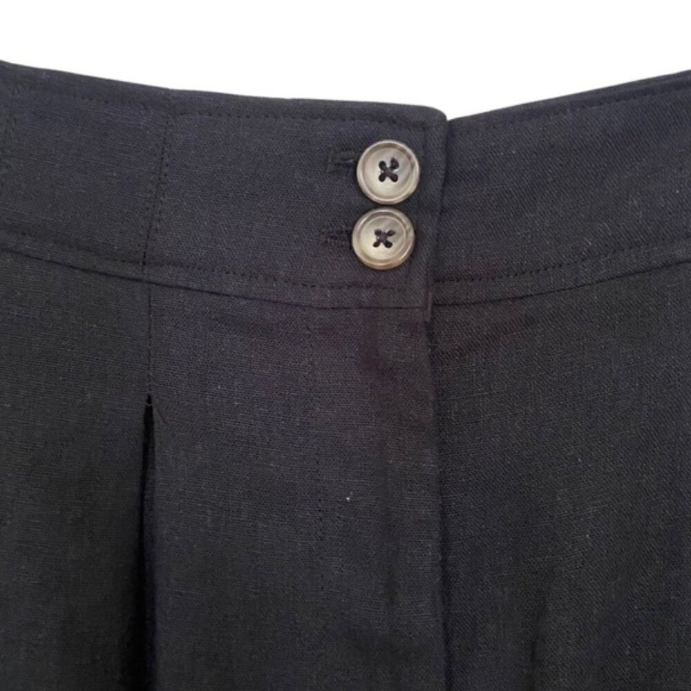 Jason Wu | Linen Blend High Waisted Pleated Shorts - image 6